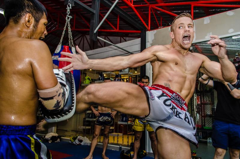 Jordan Watson on fire at the new YOKKAO Training Center in Bangkok!-YOKKAO Europe