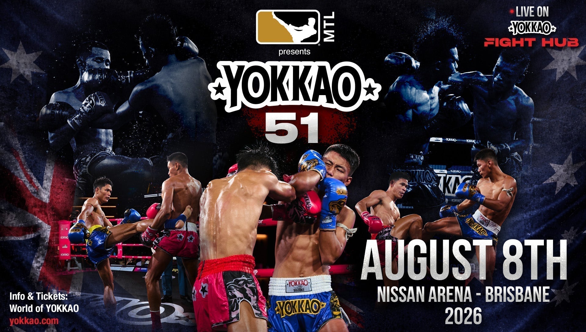 YOKKAO 51 Hits Australia with MTL: Global Return Set for Brisbane-YOKKAO Europe
