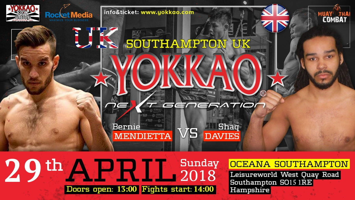 YOKKAO Next Generation Southampton: Bernie Mendieta vs Shaq Davies!-YOKKAO Europe