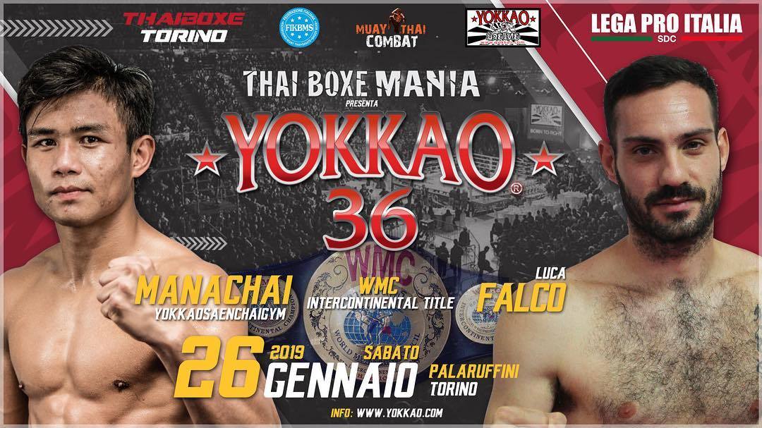 YOKKAO 36: Manachai Takes On Luca Falco for WMC Title-YOKKAO Europe