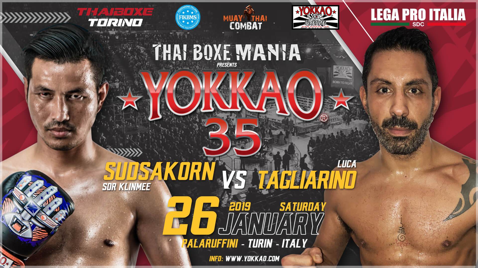 YOKKAO 35: Sudsakorn Sor Klinmee vs Luca Tagliarino-YOKKAO Europe