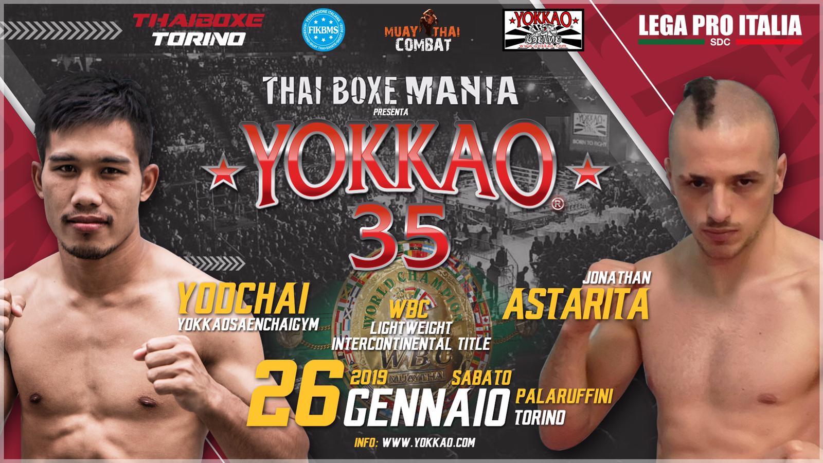 YOKKAO 35: Yodchai Gets WBC Title Shot Against Astarita!-YOKKAO Europe