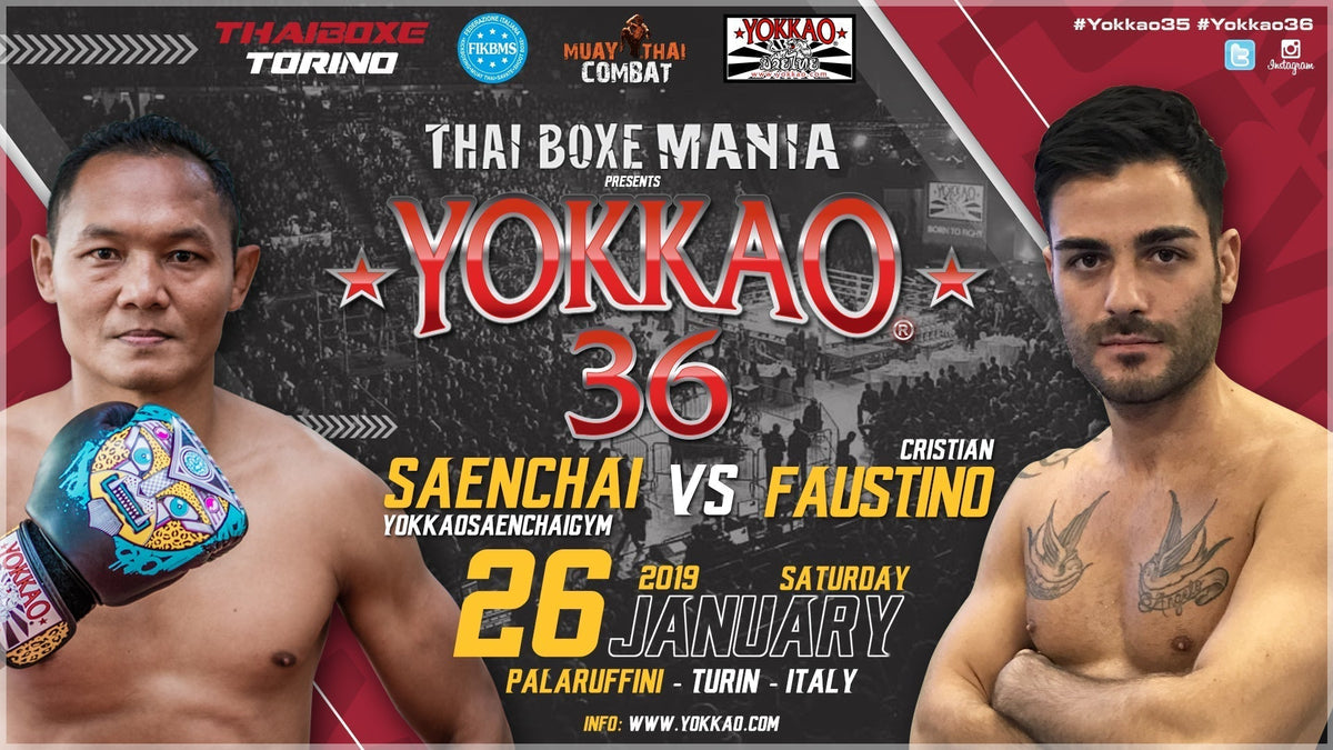 YOKKAO 36 Main Event: Saenchai vs Cristian Faustino-YOKKAO Europe