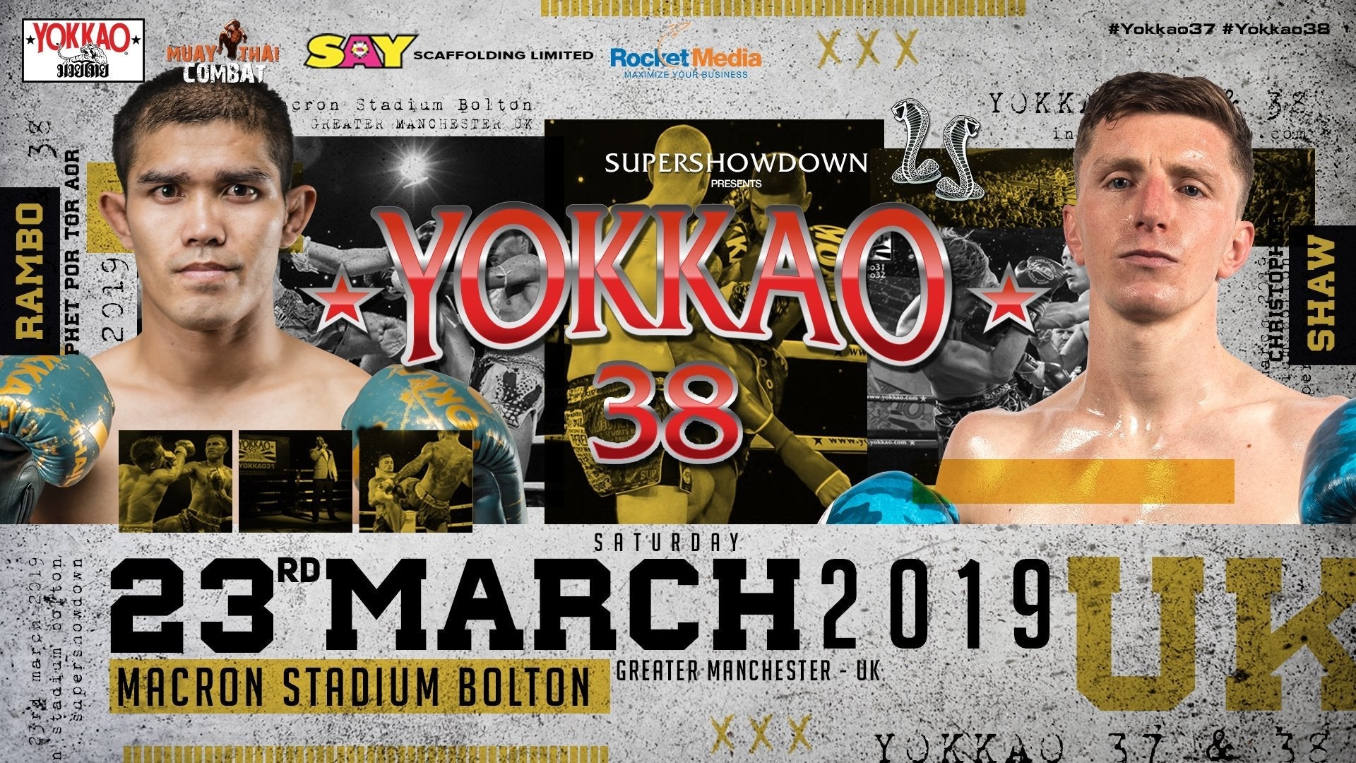 Christopher Shaw Steps In To Face Rambo For YOKKAO 38-YOKKAO Europe