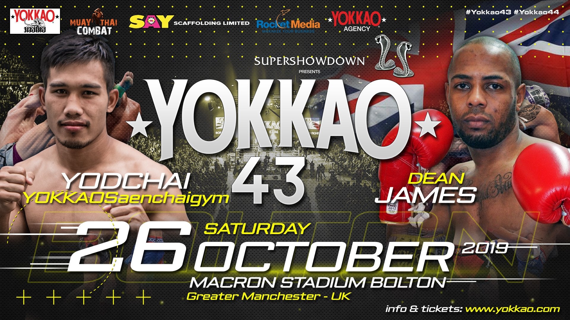 YOKKAO 43: Yodchai vs Dean James