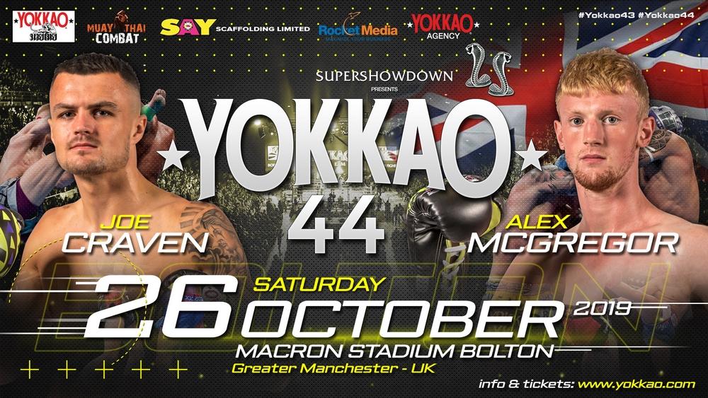 YOKKAO 44: Joe Craven vs Alex McGregor-YOKKAO Europe