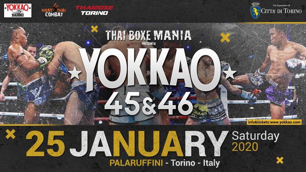 YOKKAO 45 - 46 Returns to Turin on 25 Jan 2020!-YOKKAO Europe