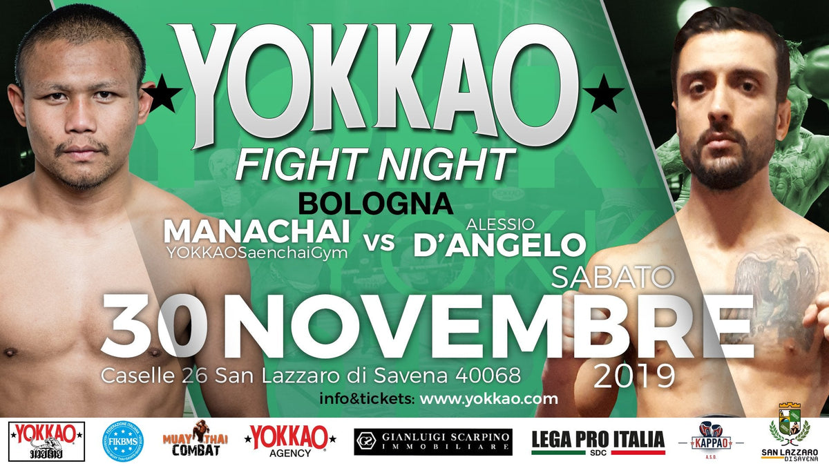 Manachai Steps In to Co-Headline YOKKAO Fight Night Bologna-YOKKAO Europe