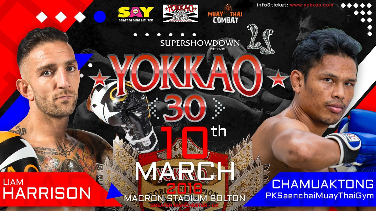 Liam Harrison To Defend Title Against Chamuaktong At YOKKAO 30!-YOKKAO Europe