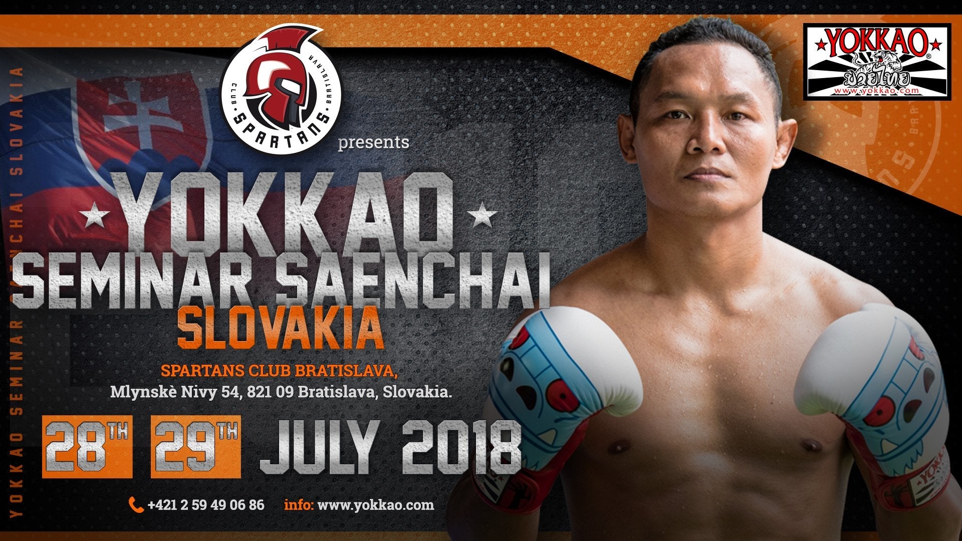 Bratislava hosts 1st YOKKAO Seminar with Saenchai in Slovakia!-YOKKAO Europe