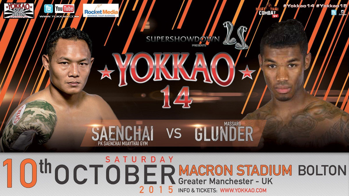 Wootton Injured: Saenchai vs Massaro Glunder at YOKKAO 14!-YOKKAO Europe