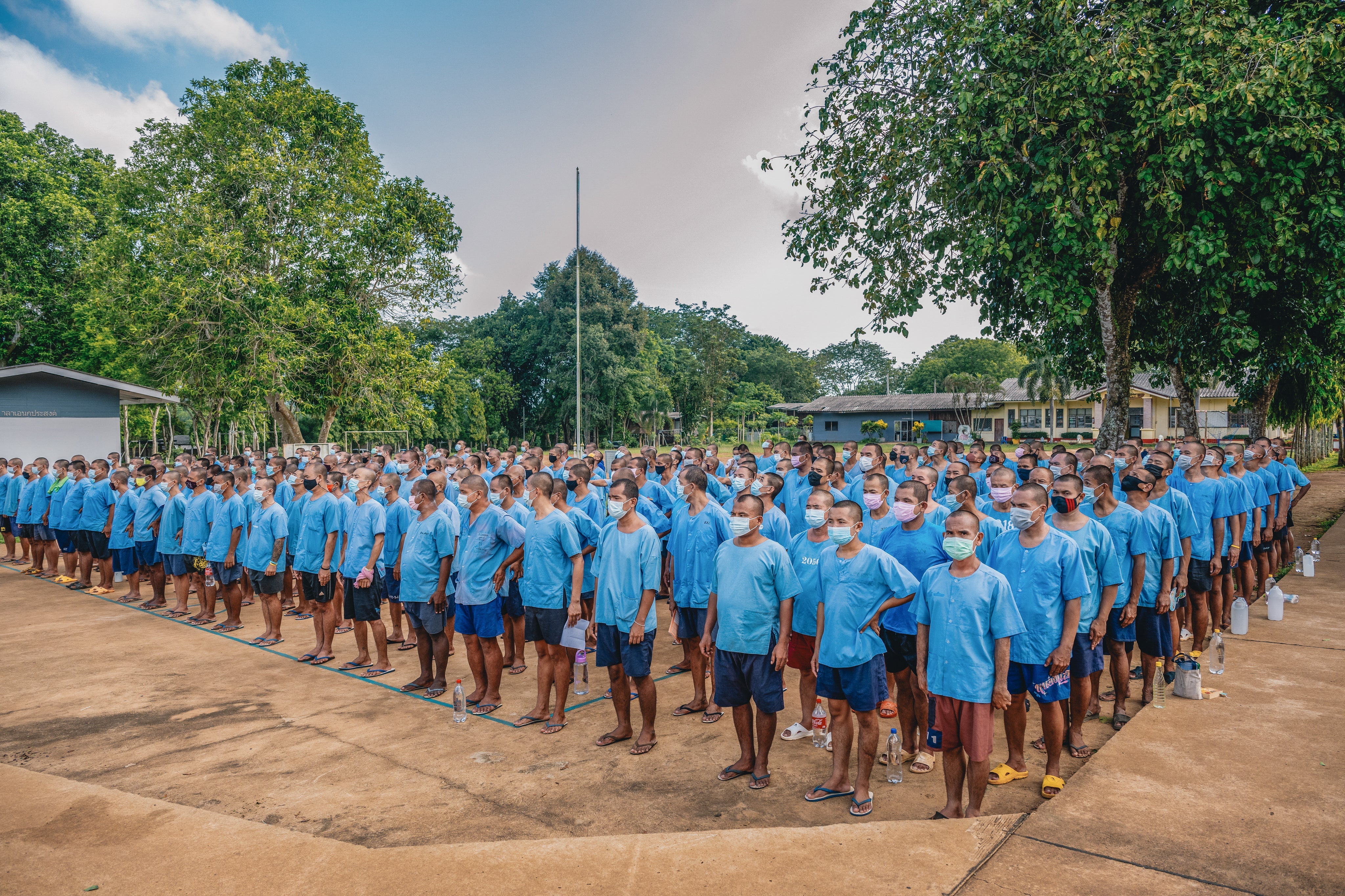 Fighter in action at YOKKAO gym