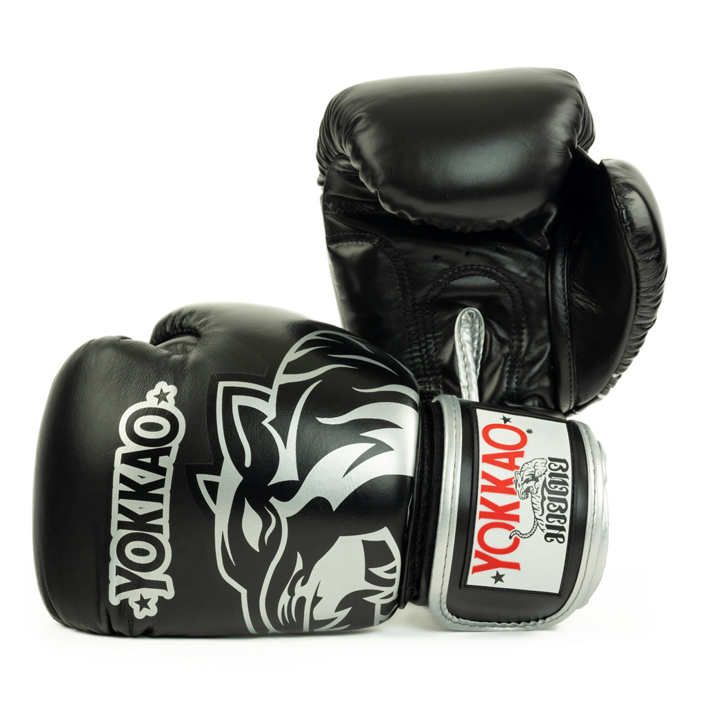 Original Boxing Gloves Silver – Premium Muay Thai Boxing Gloves