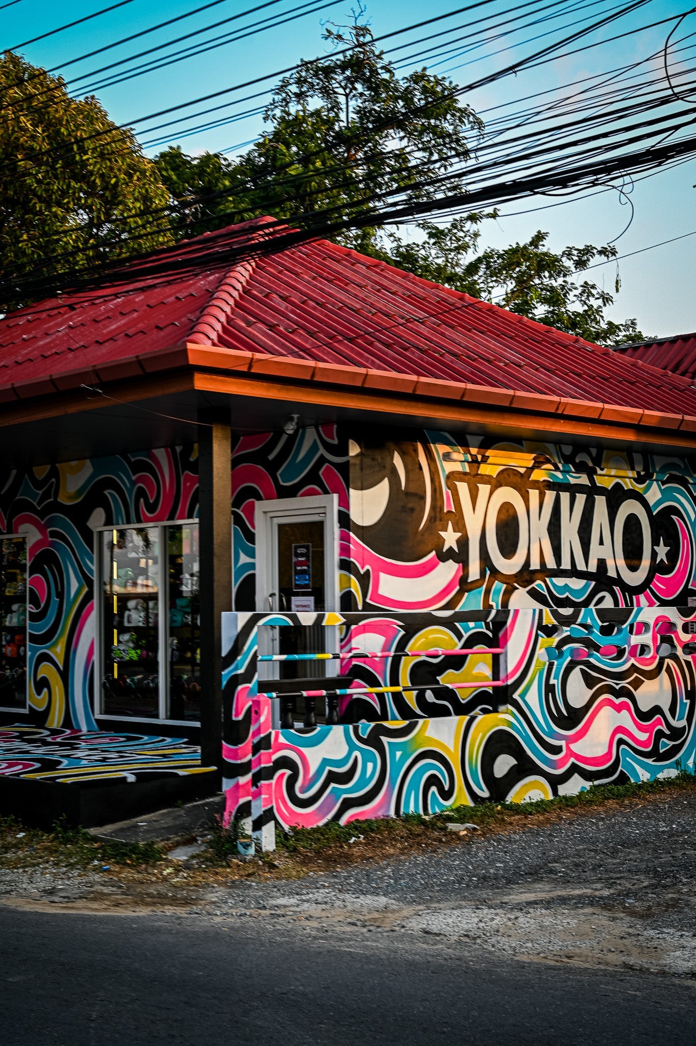 Fighter training at YOKKAO gym