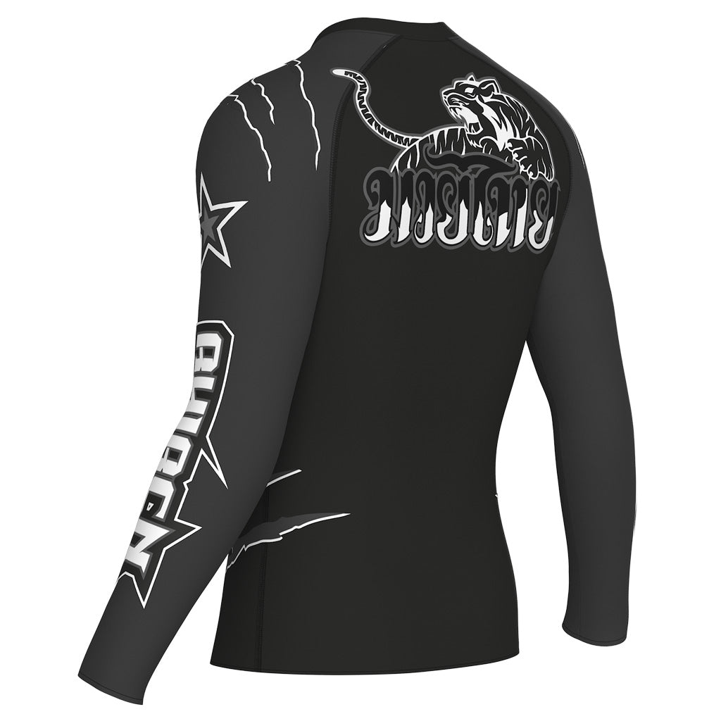 Rashguard a compressione Scratch. Manica lunga