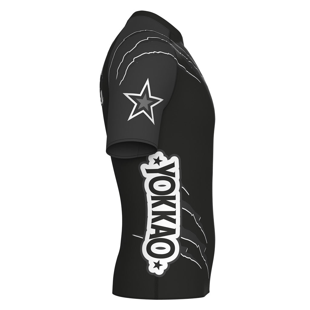 Rashguard a compressione Scratch. Manica corta