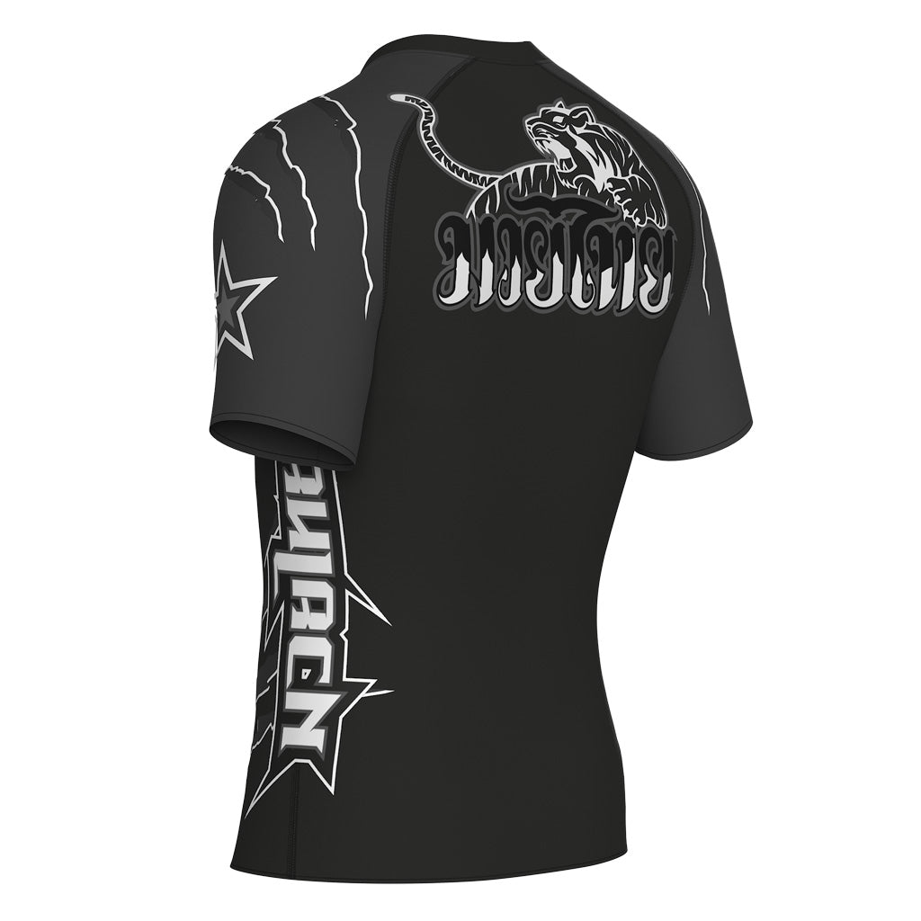 Rashguard a compressione Scratch. Manica corta