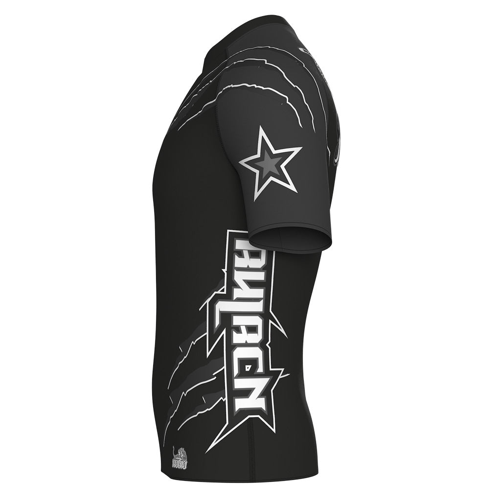 Rashguard a compressione Scratch. Manica corta