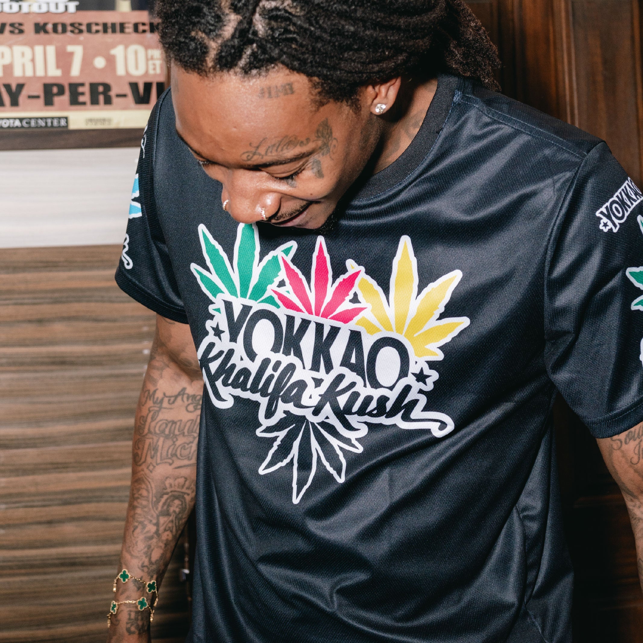 T-shirt da allenamento YOKKAO | Khalifa Kush