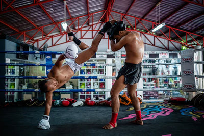 Muay Thai footer branding