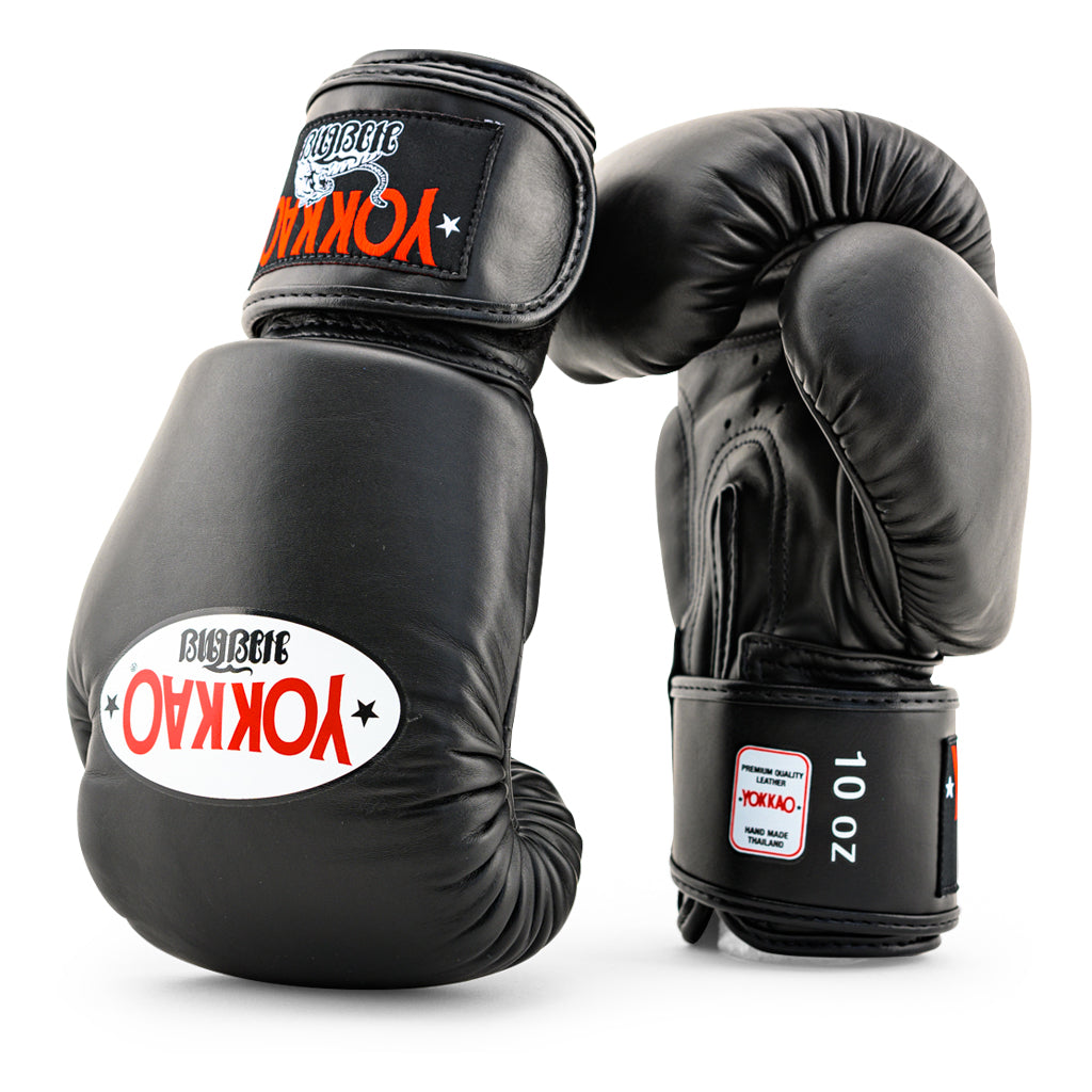 Guanti da boxe neri Matrix