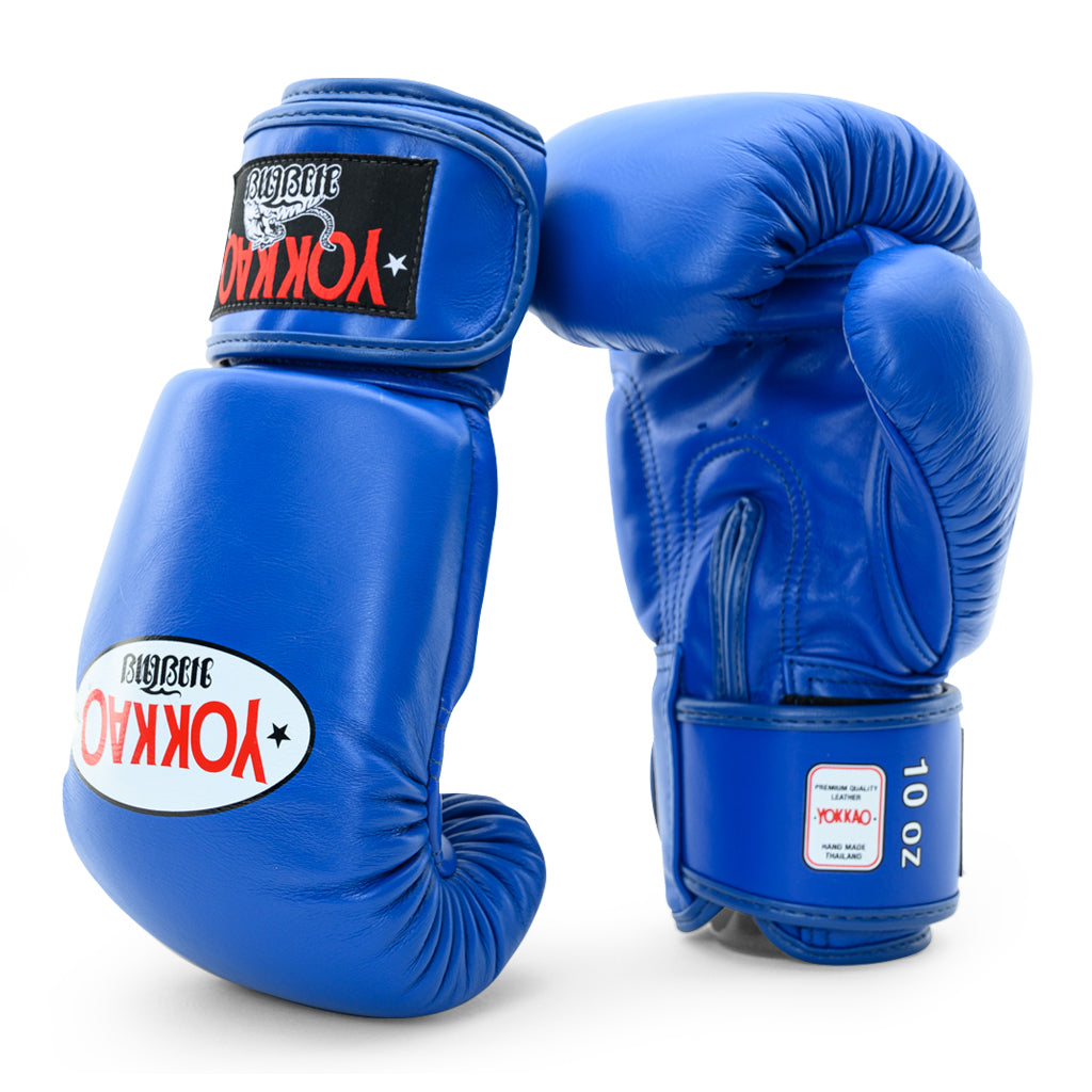 Guantoni da boxe Matrix blu