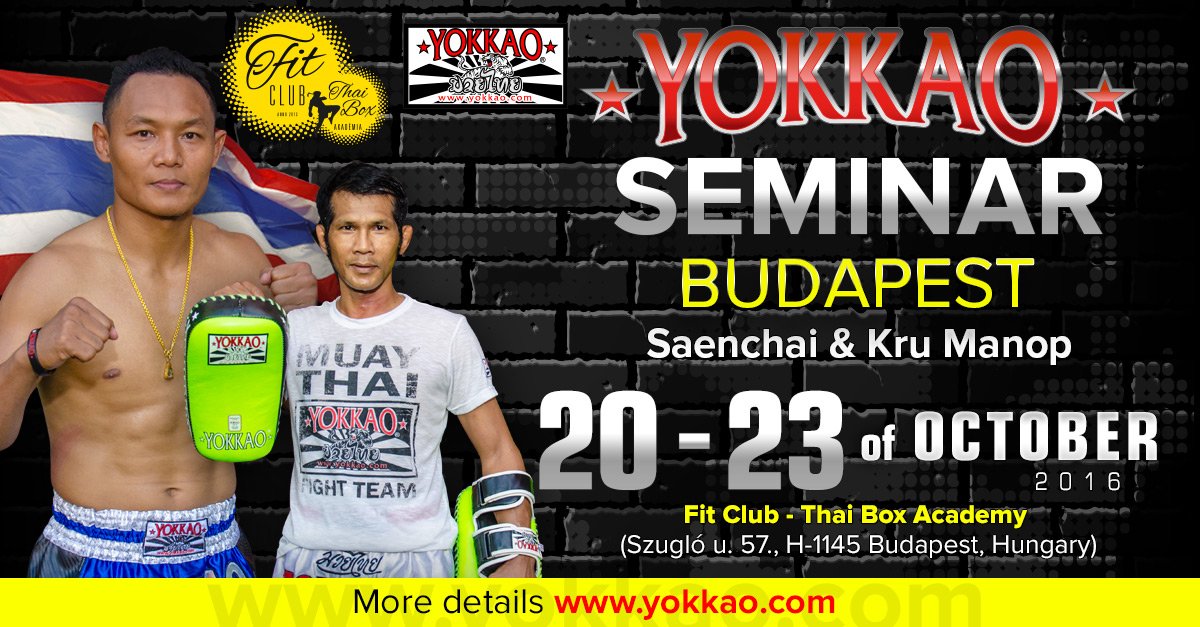 YOKKAO Hits Hungary with Saenchai and Kru Manop!-YOKKAO Europe