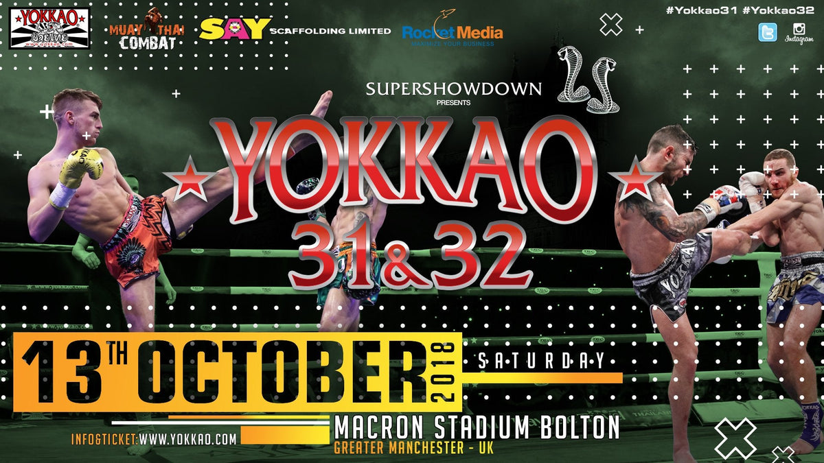 YOKKAO 31 - 32 Will Be Headlined By Haggerty and Harrison!-YOKKAO Europe