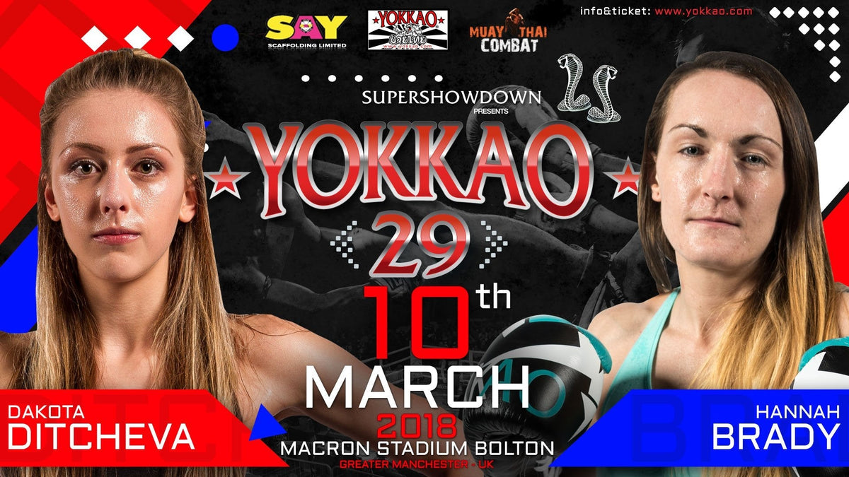 YOKKAO 29: Dakota Ditcheva vs Hannah Brady!-YOKKAO Europe