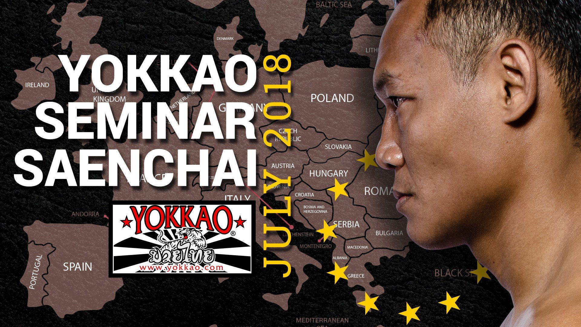 YOKKAO Seminar with Saenchai to hit UK, Slovakia and Hungary!