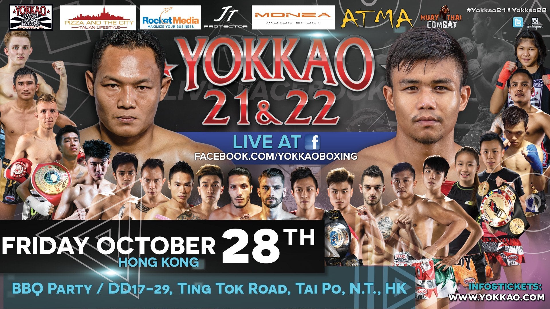 YOKKAO 21 YOKKAO 22 Live on Facebook!