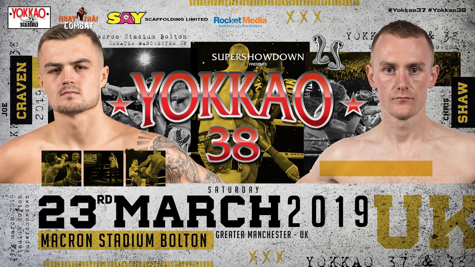 YOKKAO 38: Joe Craven vs Chris Shaw-YOKKAO Europe