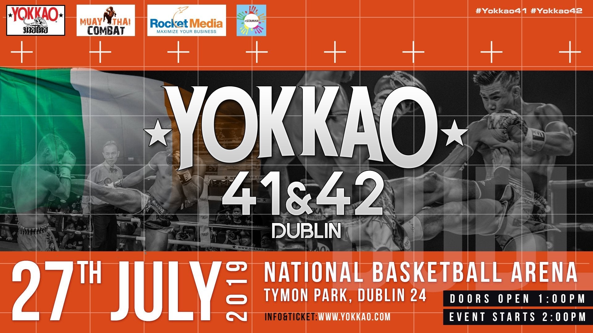Dublin, Ireland set to host YOKKAO 41 - 42!-YOKKAO Europe