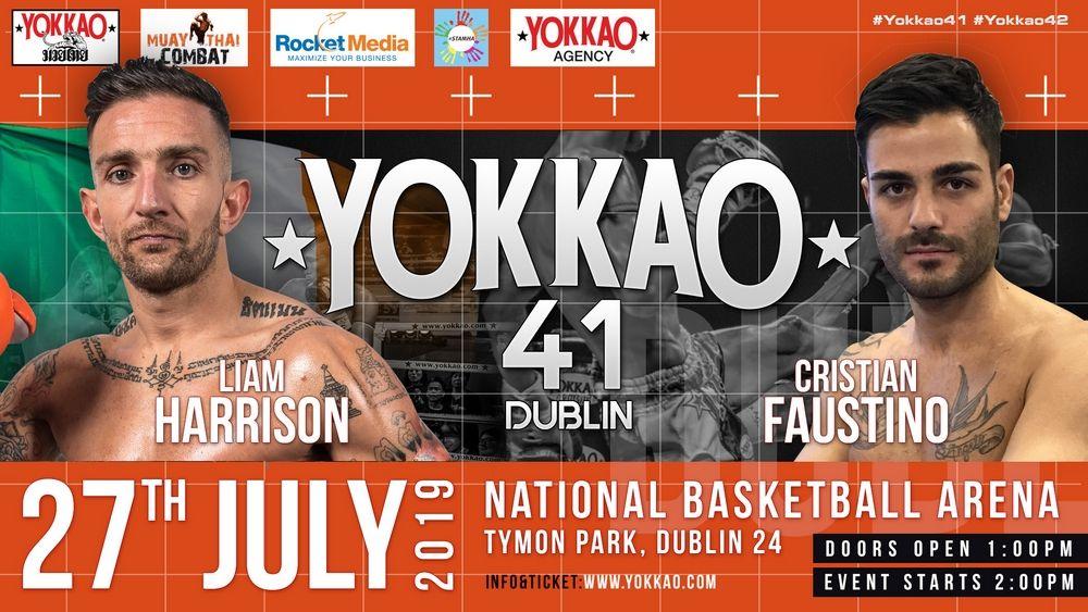 Harrison vs Faustino to Headline YOKKAO 41-YOKKAO Europe