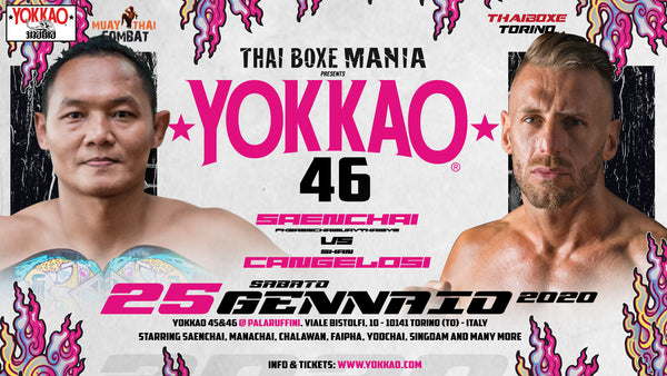 IRST FIGHT ANNOUNCED: SAENCHAI VS CANGELOSI 2 IN TURIN!