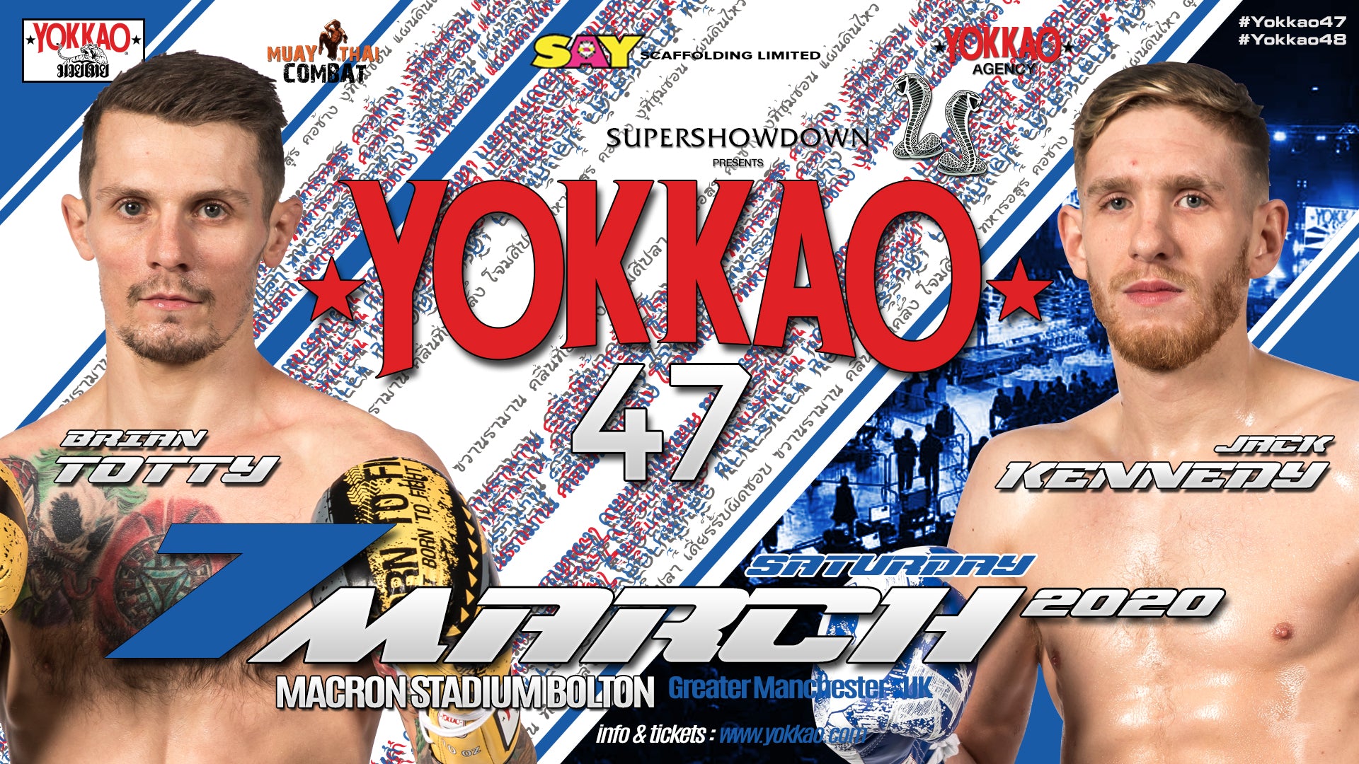 Brian Totty vs Jack Kennedy Rematch at YOKKAO 47