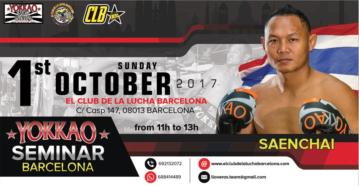 YOKKAO Seminar with Saenchai Going to Barcelona!-YOKKAO Europe