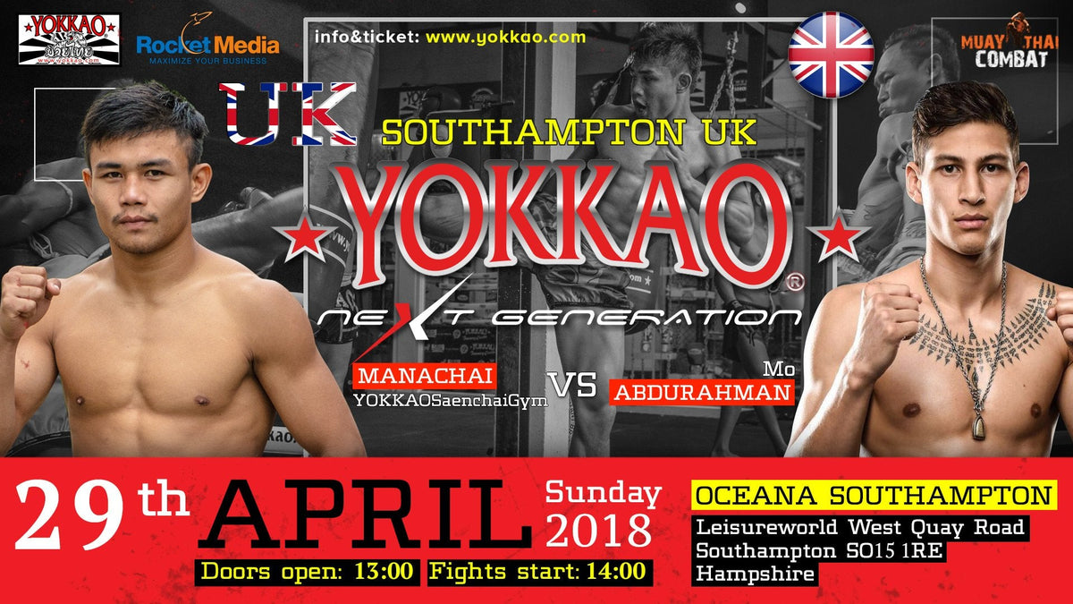 Manachai Faces Rising Kickboxing Star Mo Abdurahman in UK!-YOKKAO Europe