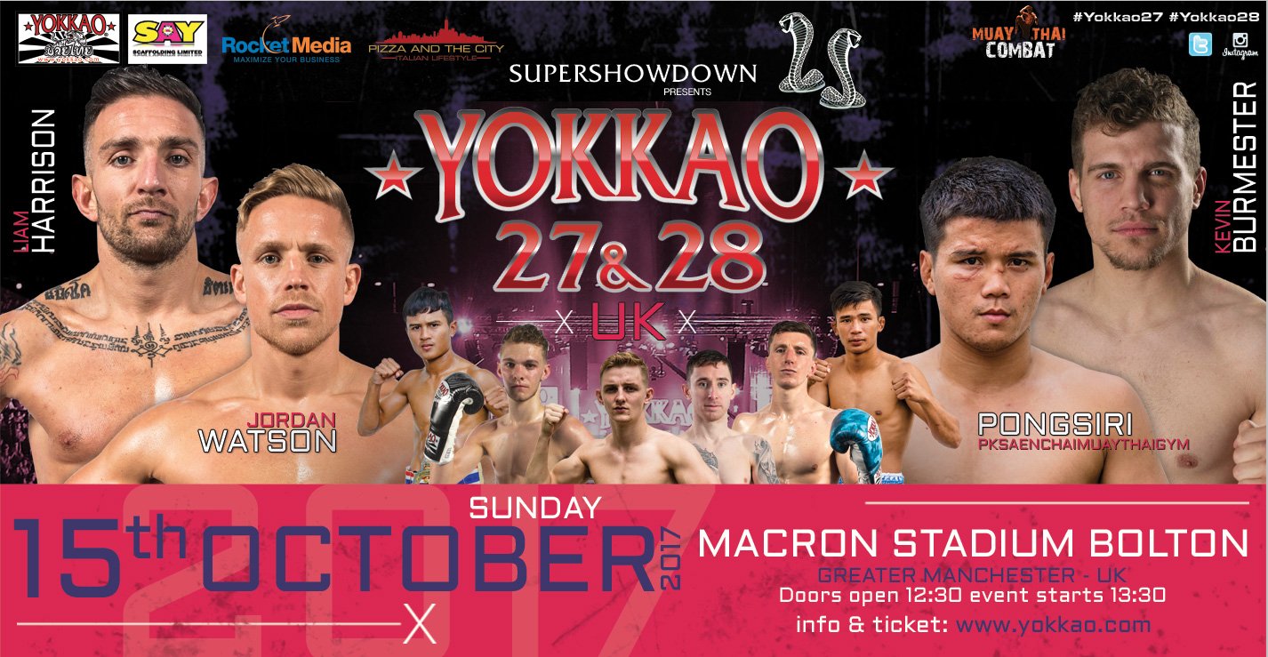 Full Fight Card for YOKKAO 27 - 28!