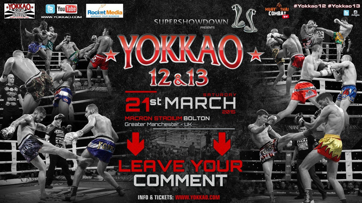 Guess who will be YOKKAO 12 - YOKKAO 13's main events and Win Yokkao!-YOKKAO Europe