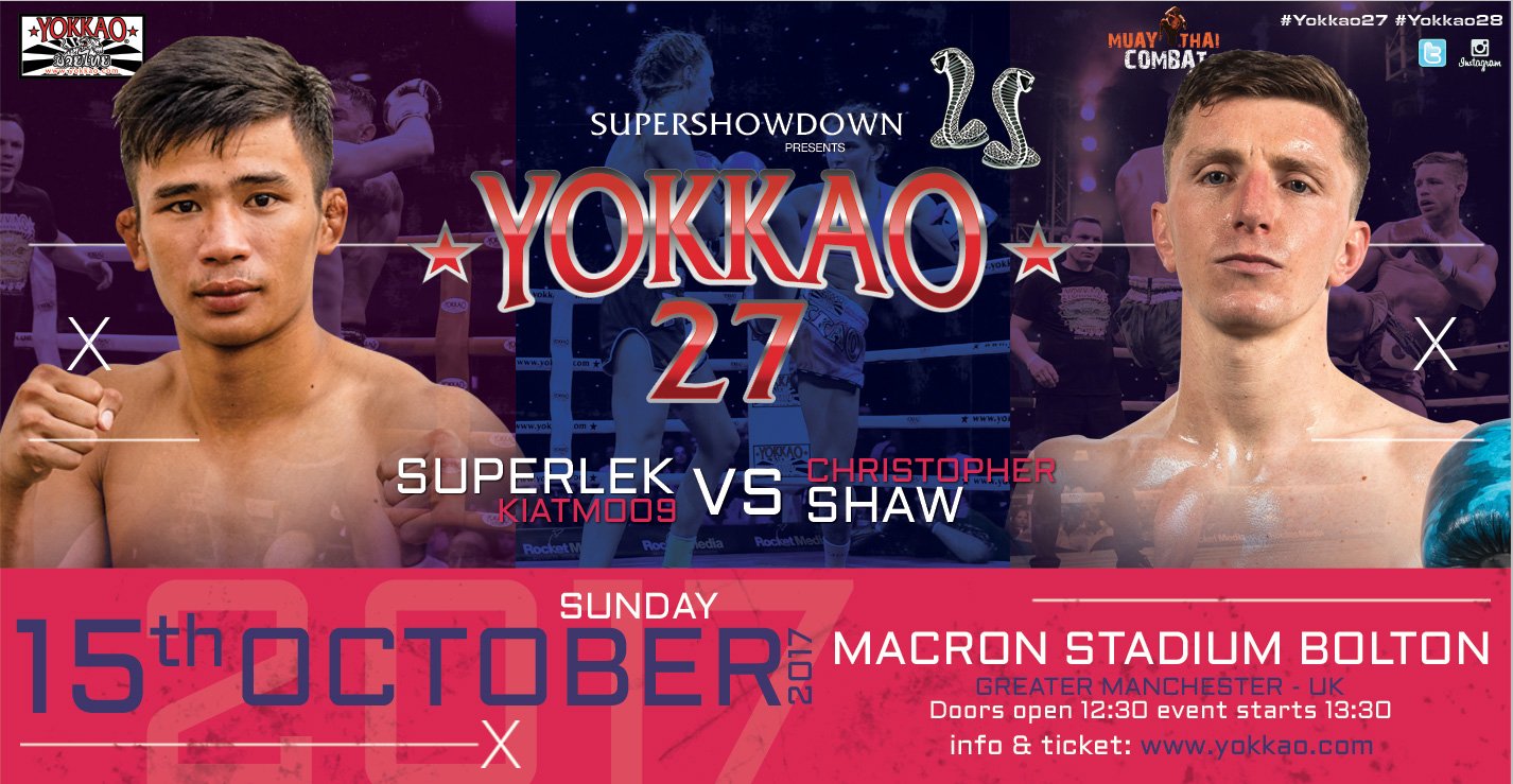 YOKKAO 27 heats up! Superlek Kiatmoo9 vs Christopher Shaw