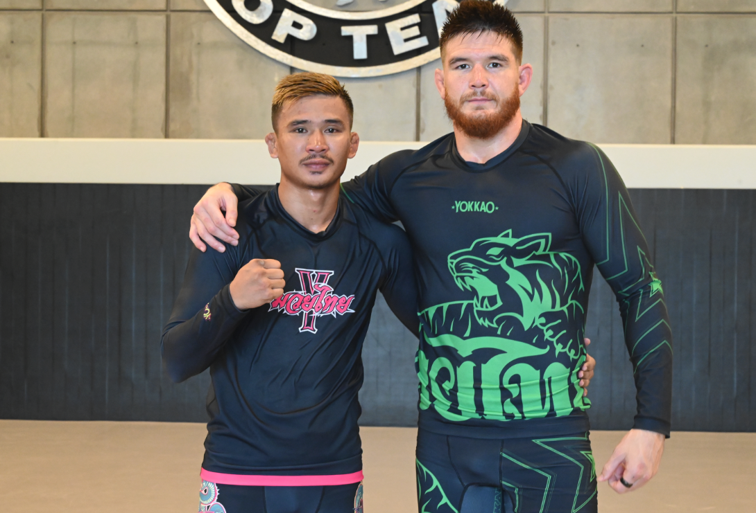 Superlek Trains with Bellator Middleweight Champ Johnny Eblen-YOKKAO Europe