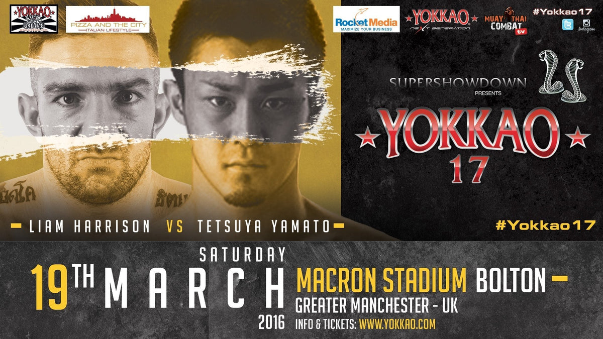 Headlining YOKKAO 17 Liam Harrison vs Tetsuya Yamato!-YOKKAO Europe