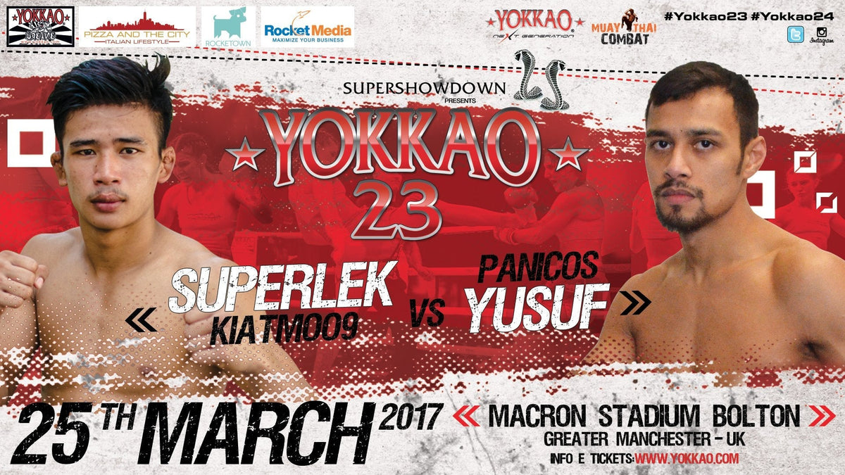 Superlek Kiatmoo9 vs Panicos Yusuf at YOKKAO 23!-YOKKAO Europe