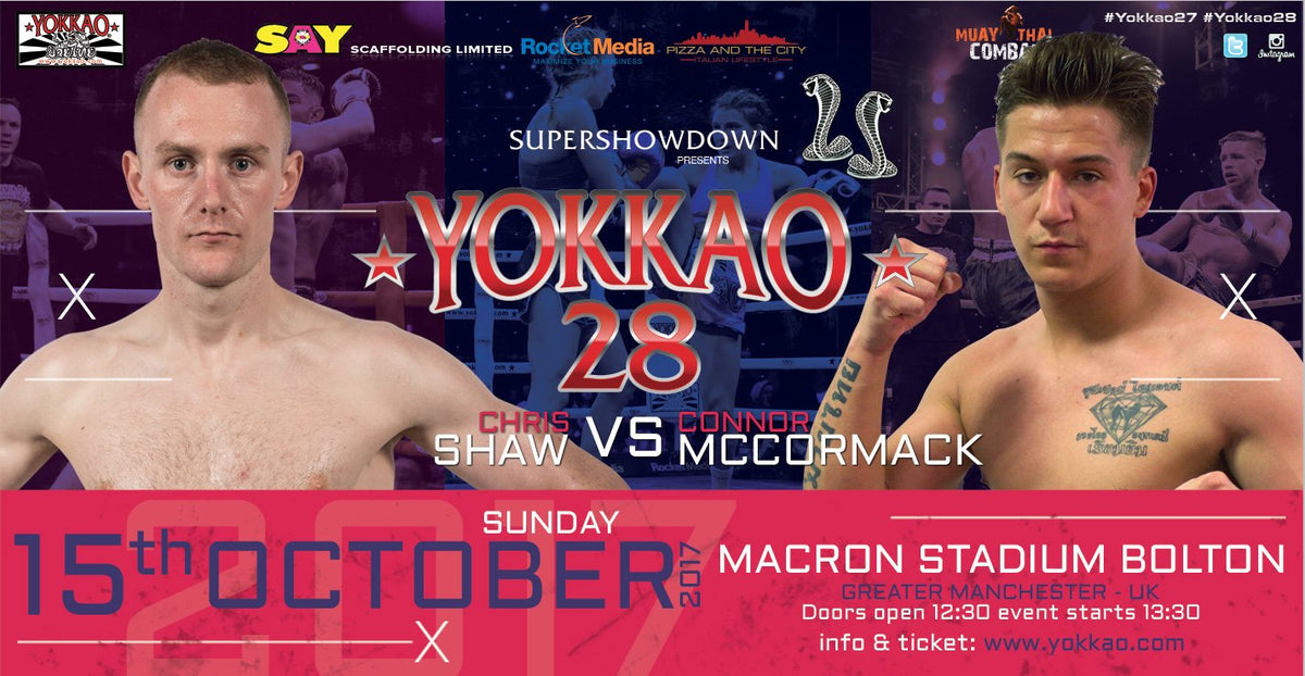 Chris Shaw Meets Connor McCormack at YOKKAO 28!-YOKKAO Europe