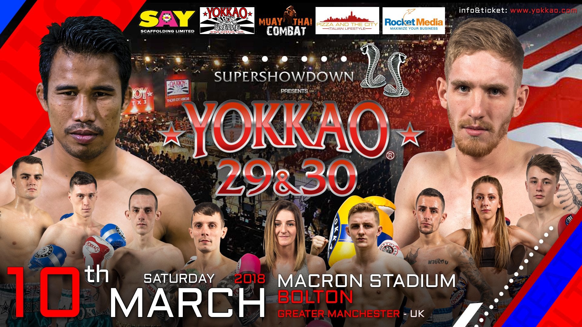 YOKKAO 29 - 30: Full Fight Card Released!