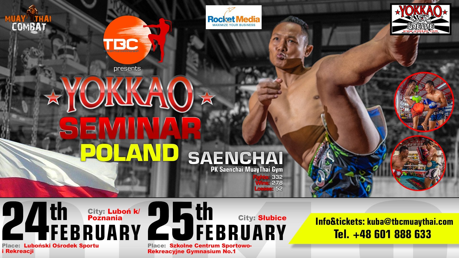 YOKKAO Seminar with Saenchai Heads to Poland!