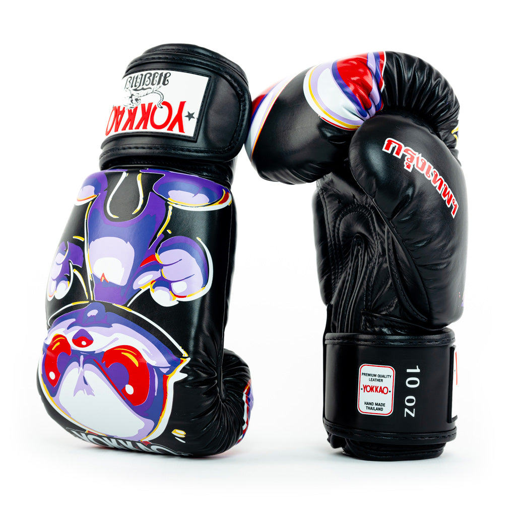 Gants de boxe lapin en colère