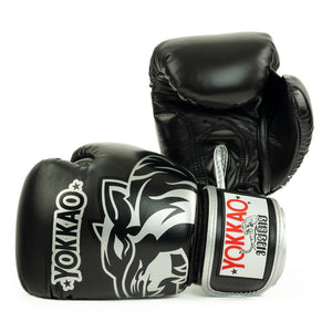 Original Boxhandschuhe Silber