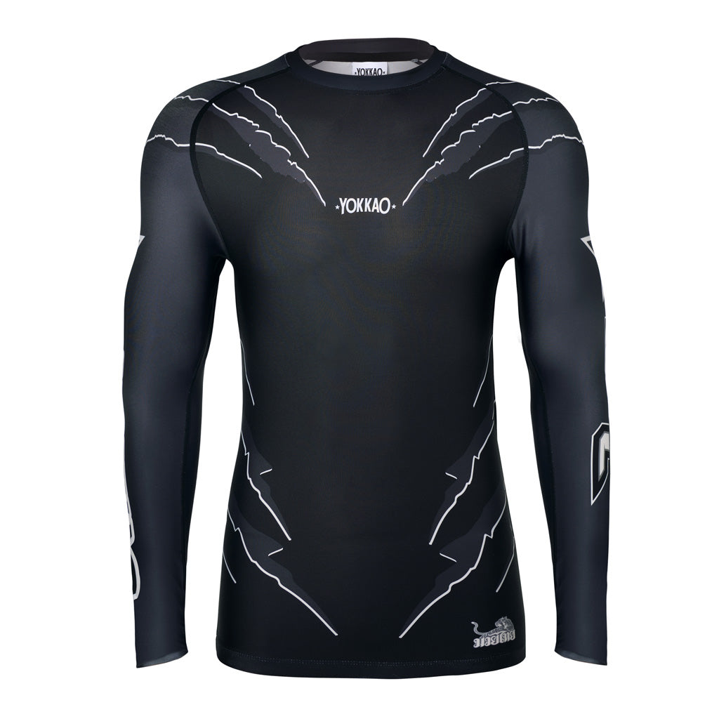 <tc>Rashguard a compressione Scratch. Manica lunga </tc>